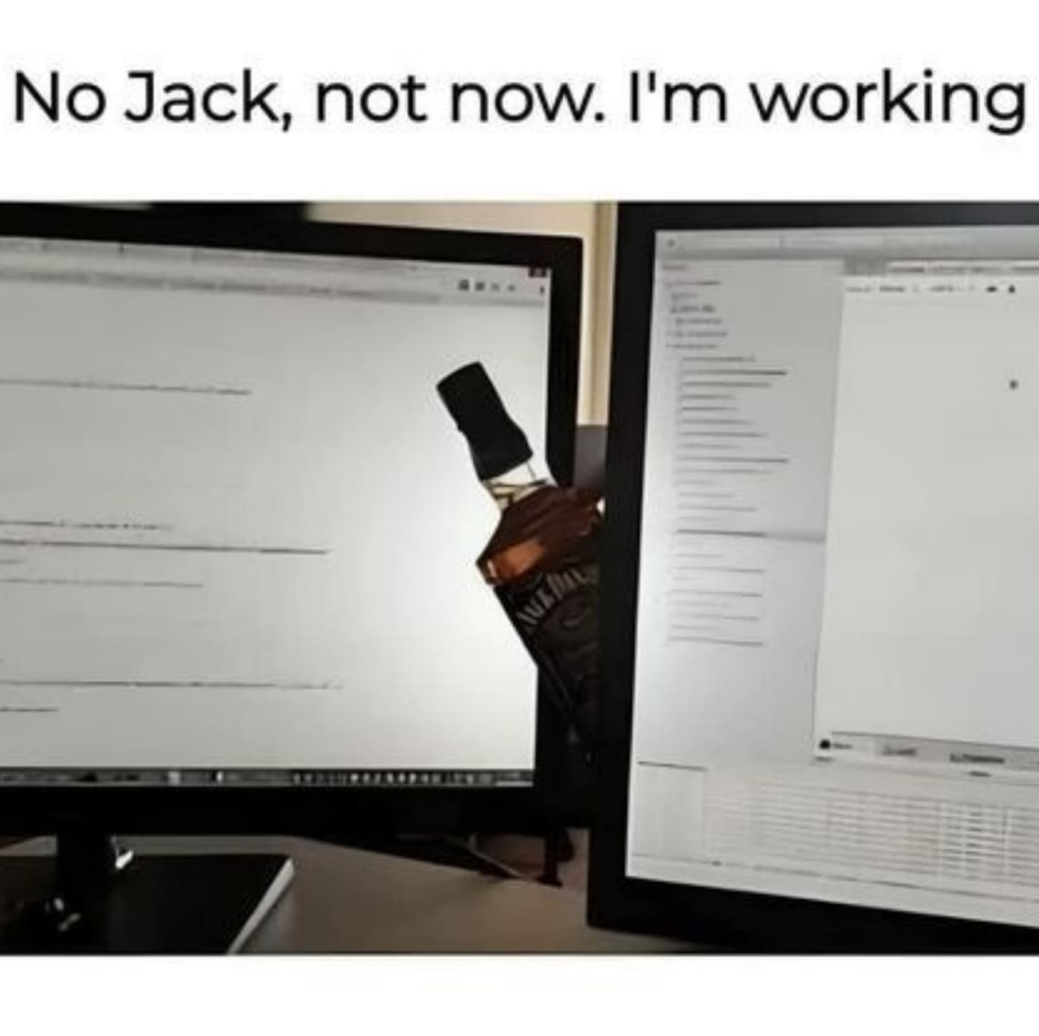 not now jack i m working - No Jack, not now. I'm working Medang